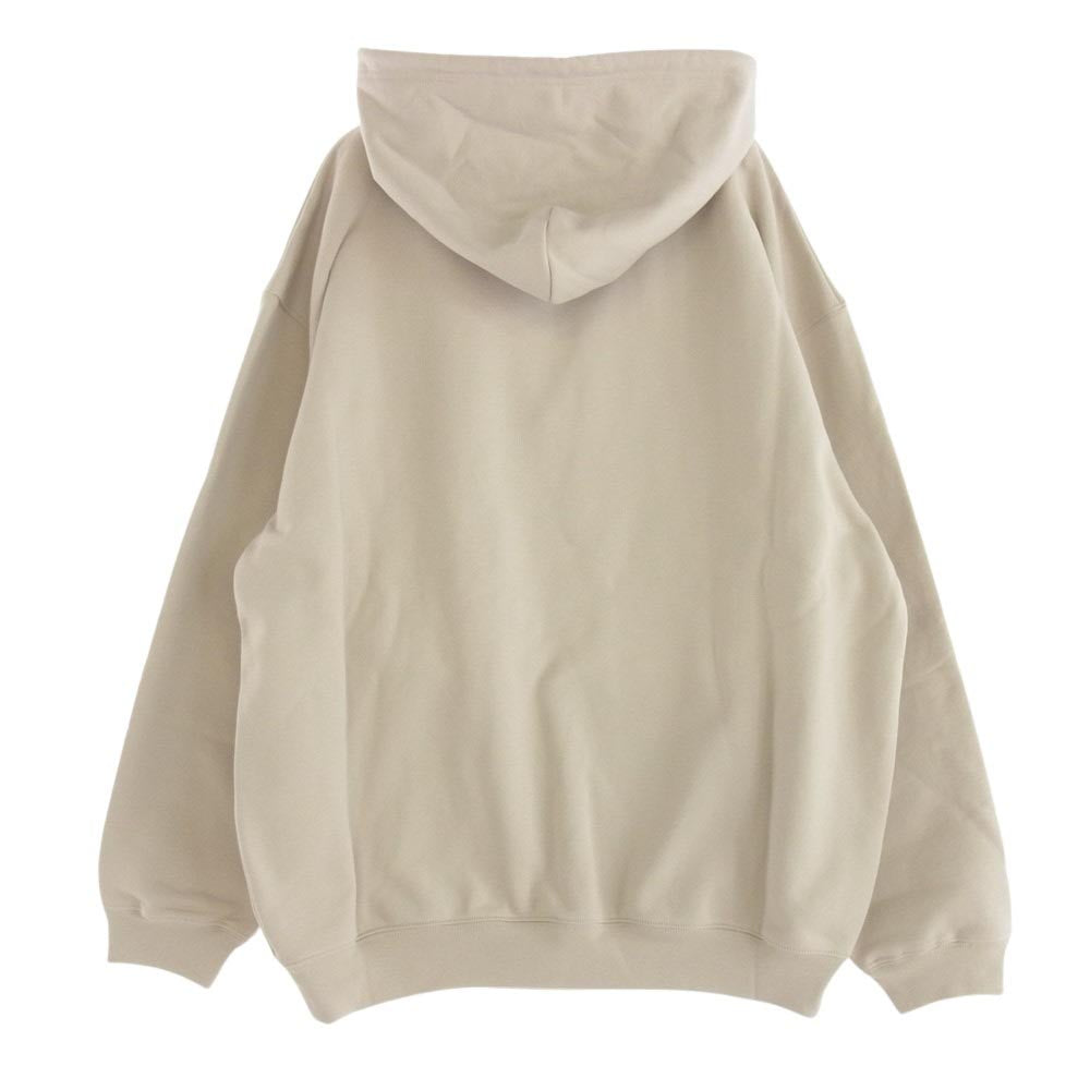 BALENCIAGA バレンシアガ 20AW 570811 TIV55 ジャパン表記タグ NEW COPYRIGHT MEDIUM FIT HOODIE コピーライト ロゴプリント プルオーバー パーカー ライトベージュ S【美品】【中古】