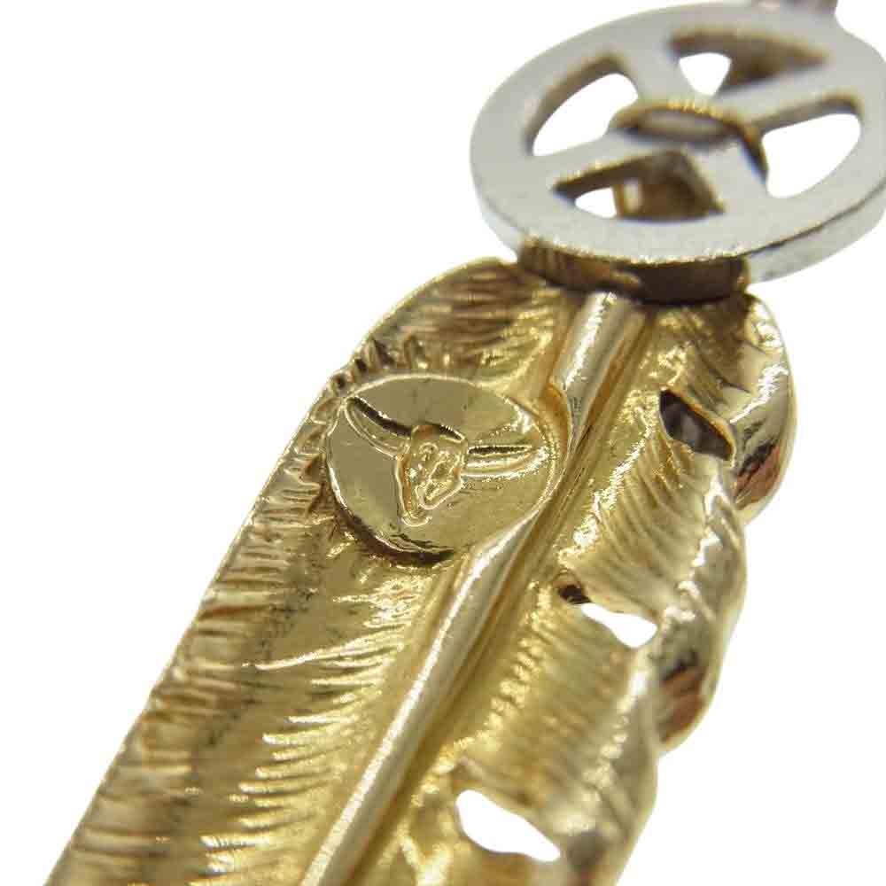 TADY&KING タディアンドキング ホイールフェザー 全金 ホイール リーフ プラチナ Mサイズ ゴールド系 シルバー系【中古】