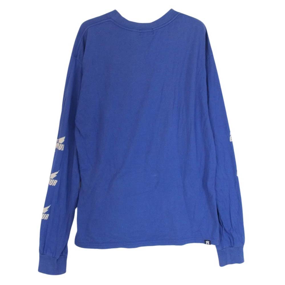 HYSTERIC GLAMOUR ヒステリックグラマー 19AW 02193CL08 ELECTRIC LADY エレクトリックレディ ガール プリント 長袖 Tシャツ ブルー系 S【中古】