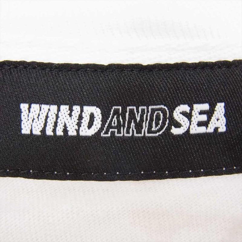 WIND AND SEA ウィンダンシー 22SS WDS-YYHS-08 × YYHS 幽遊白書 S/S TEE HIEI-KURAMA コラボ 半袖 プリント Tシャツ ホワイト系 S【新古品】【未使用】【中古】