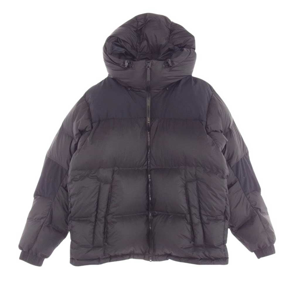 THE NORTH FACE ノースフェイス ND92162 WS Nuptse Hoodie ウィンドストッパー ヌプシ フーディー ダウンジャケット ブラック系 M【中古】