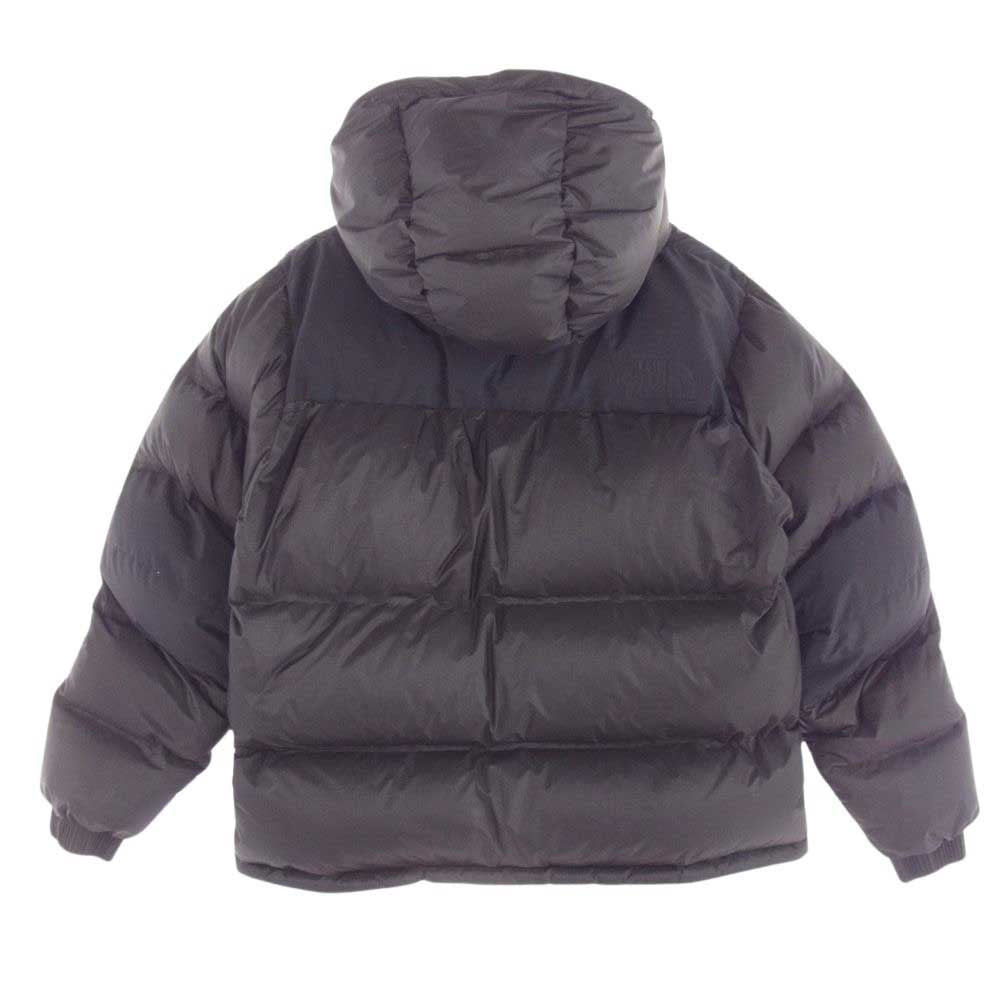 THE NORTH FACE ノースフェイス ND92162 WS Nuptse Hoodie ウィンドストッパー ヌプシ フーディー ダウンジャケット ブラック系 M【中古】