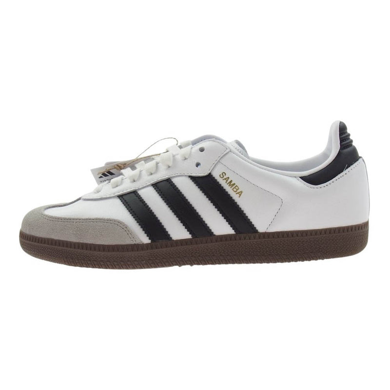 adidas アディダス B75806 SAMBA OG オリジナル サンバ スニーカー ホワイト系 26.0cm【新古品】【未使用】【中古】