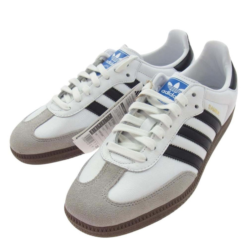 adidas アディダス B75806 SAMBA OG オリジナル サンバ スニーカー ホワイト系 26.0cm【新古品】【未使用】【中古】