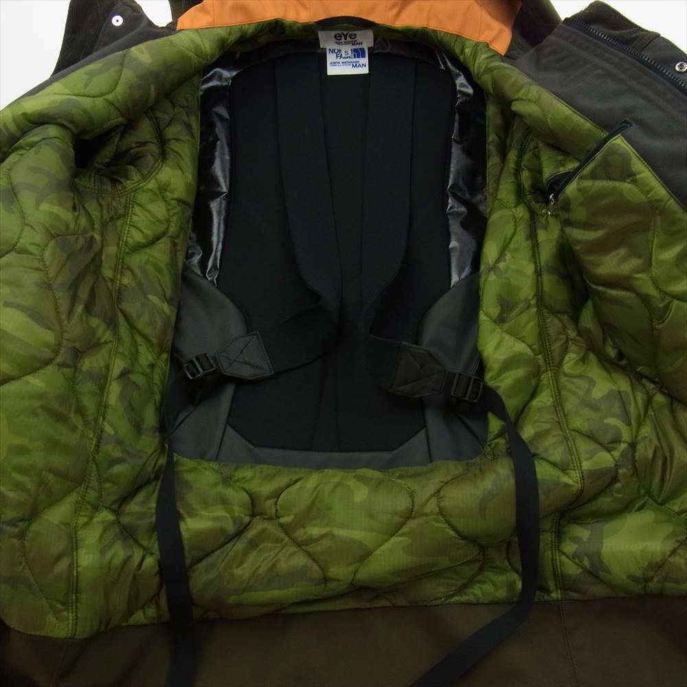 JUNYA WATANABE COMME des GARCONS MAN ジュンヤワタナベコムデギャルソンマン 20AW WF-J926 eYe × THE NORTH FACE ノースフェイス MOUNTAIN JACKET マウンテン ジャケット カーキ系 S【中古】