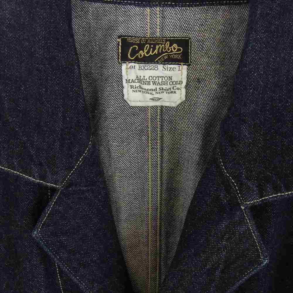COLIMBO コリンボ BX228 Box Elder Mechanix 12oz デニム ツナギ インディゴブルー系 L【中古】