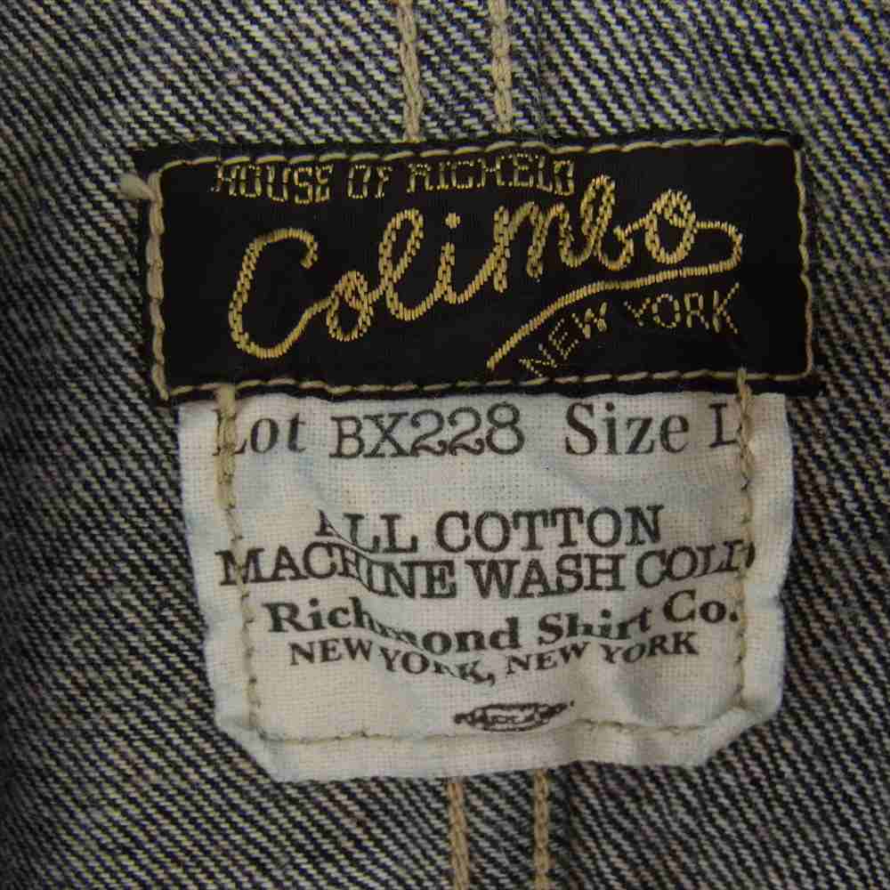 COLIMBO コリンボ BX228 Box Elder Mechanix 12oz デニム ツナギ インディゴブルー系 L【中古】