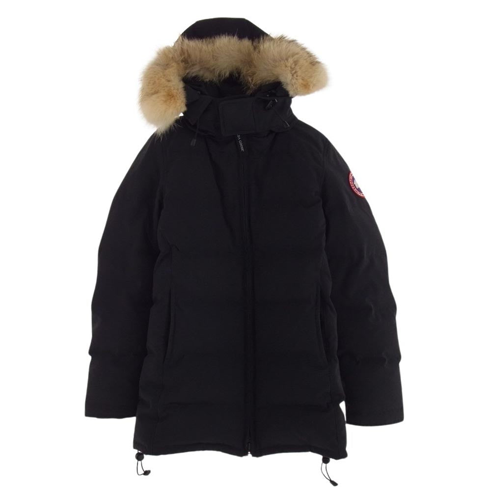 CANADA GOOSE カナダグース 2301JL 国内正規品 グリフィンタグ BELLEVILLE コヨーテファー ベルビル ダウンジャケット ブラック系 S/P【中古】