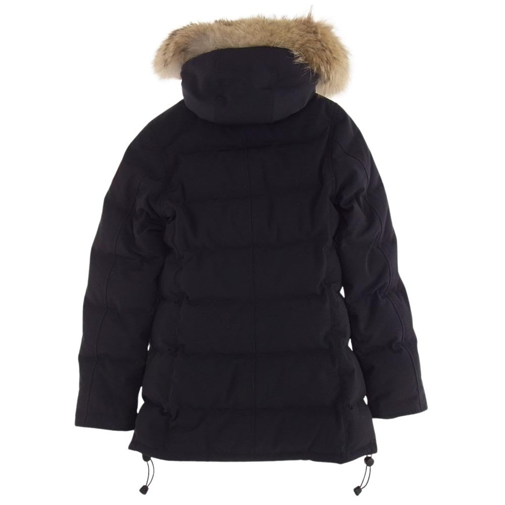 CANADA GOOSE カナダグース 2301JL 国内正規品 グリフィンタグ BELLEVILLE コヨーテファー ベルビル ダウンジャケット ブラック系 S/P【中古】