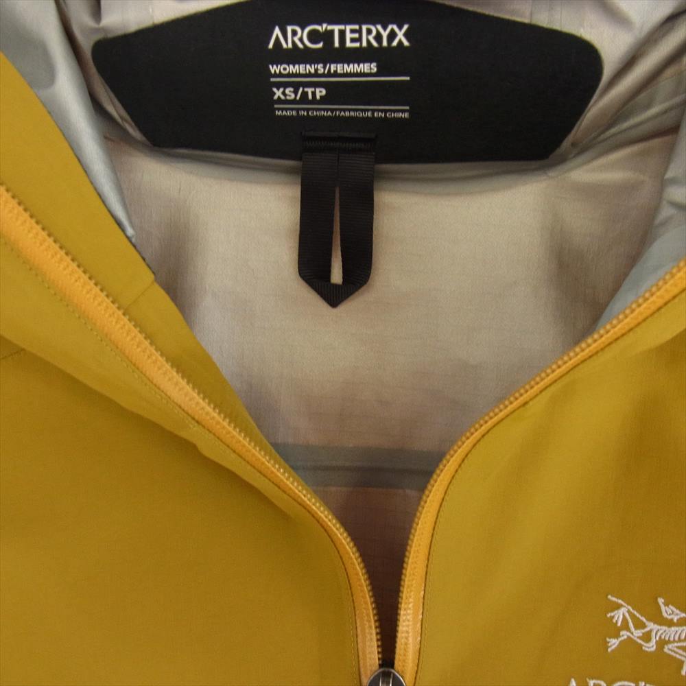 ARC'TERYX アークテリクス 21780 Zeta SL Jacket womens GORE-TEX ゼータ ゴアテックス シェル ジャケット イエロー系 XS 10【極上美品】【中古】