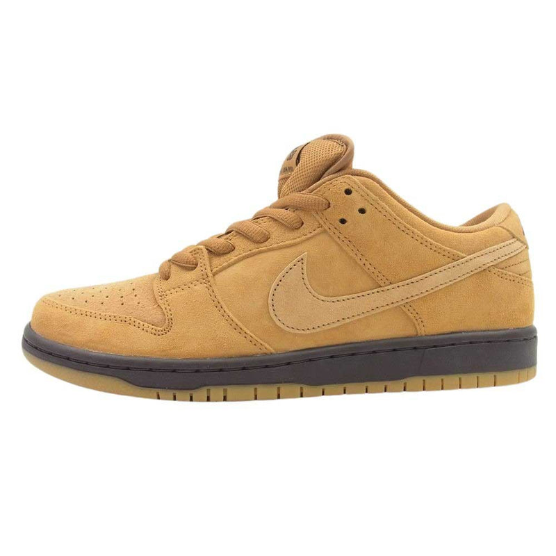 NIKE ナイキ BQ6817-204 SB Dunk Low Pro Wheat ダンク ロー プロ ウィート ローカット スニーカー ブラウン系 27cm【新古品】【未使用】【中古】