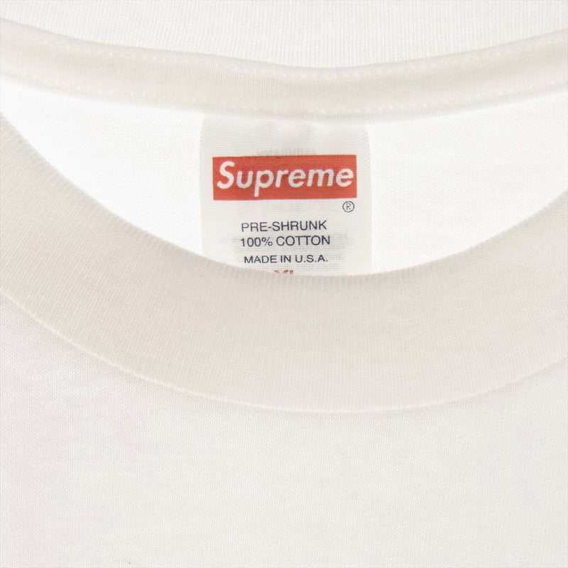 Supreme シュプリーム 23AW Box Logo Tee カモフラ ボックス ロゴ プリント 半袖 クルーネック Tシャツ ホワイト系 XL【新古品】【未使用】【中古】