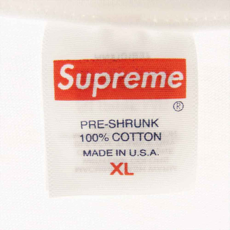 Supreme シュプリーム 23AW Box Logo Tee カモフラ ボックス ロゴ プリント 半袖 クルーネック Tシャツ ホワイト系 XL【新古品】【未使用】【中古】