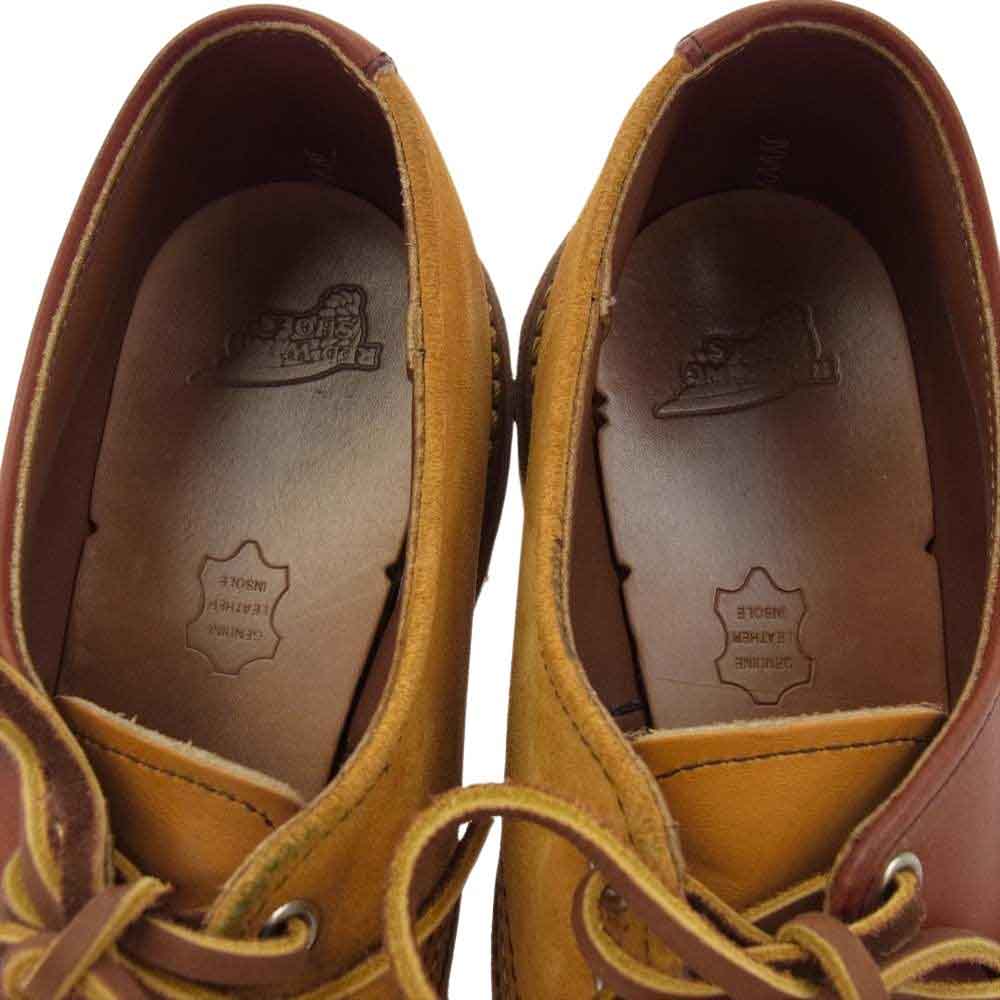 RED WING レッドウィング 8098 BEAUTY&YOUTH UNITED ARROWS ユナイテッドアローズ 別注 オックスフォード レザー コンビ ローカット ブーツ  ブラウン系 9 1/2 D 【中古】