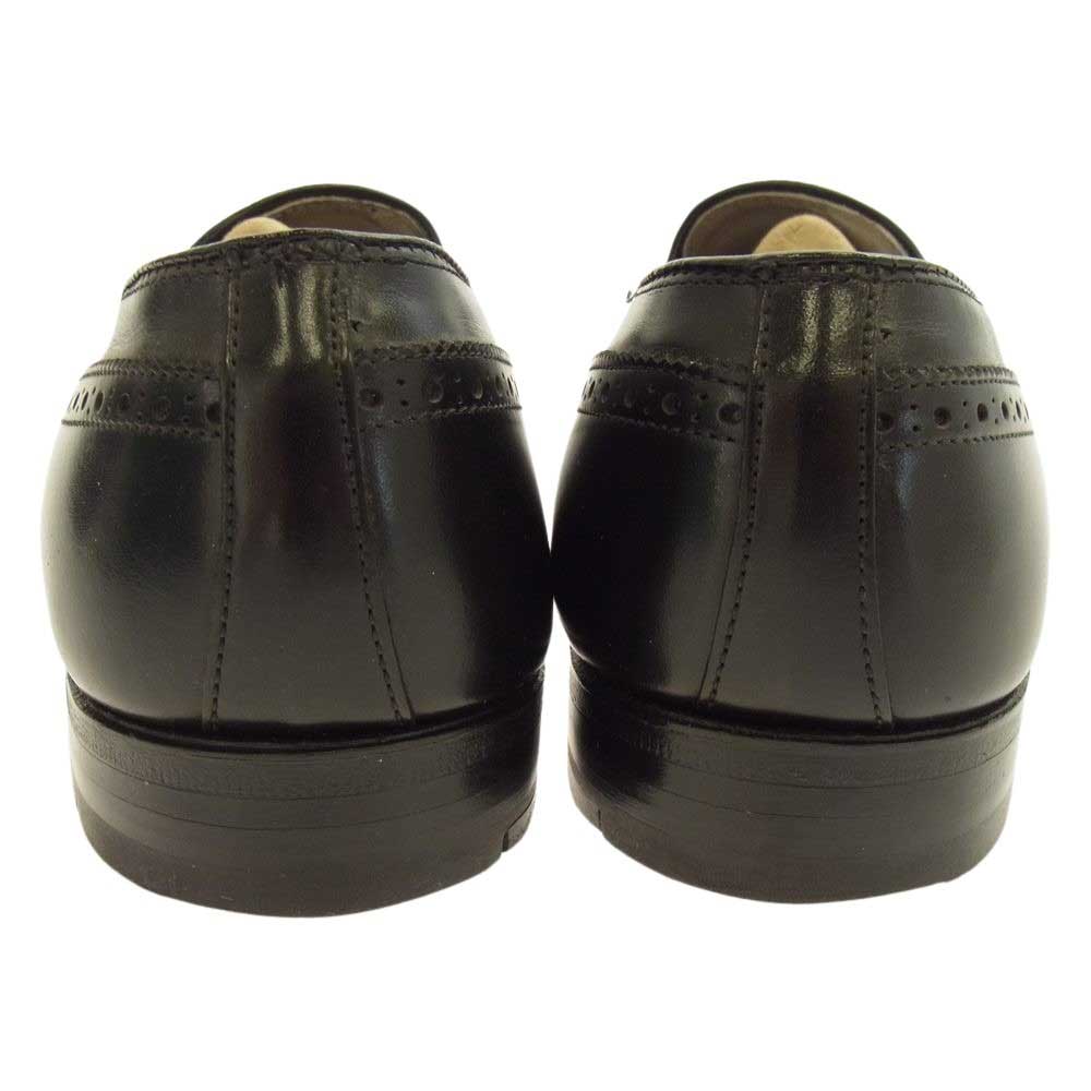 ALDEN オールデン 551 ロングウィングチップ タッセル ローファー シューズ ブラック系 9【中古】