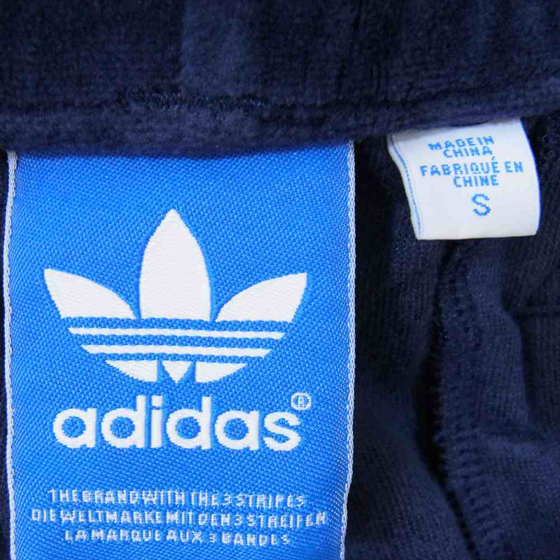 adidas アディダス PB Velour Originals PB ベロア トラック パンツ ジャージ ネイビー ネイビー系 S【中古】