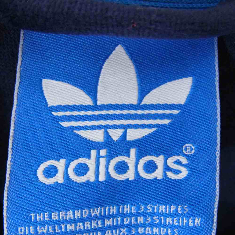 adidas アディダス Z14025 PB Velour Originals PB ベロア トラック ジャケット ジャージ ネイビー系 S【中古】