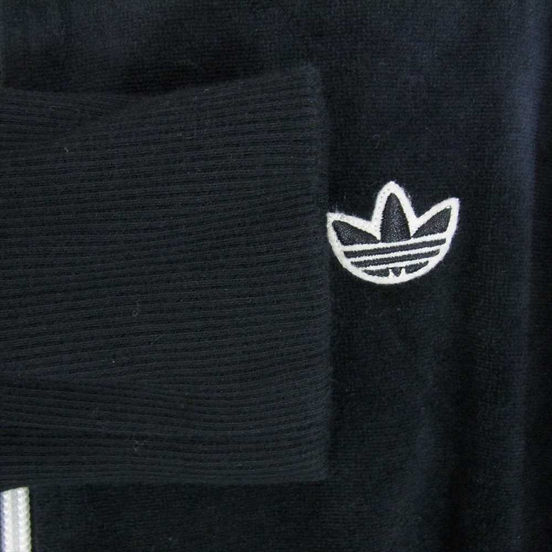 adidas アディダス Z14026 PB Velour Originals PB ベロア トラック ジャケット ジャージ ブラック系 S【中古】