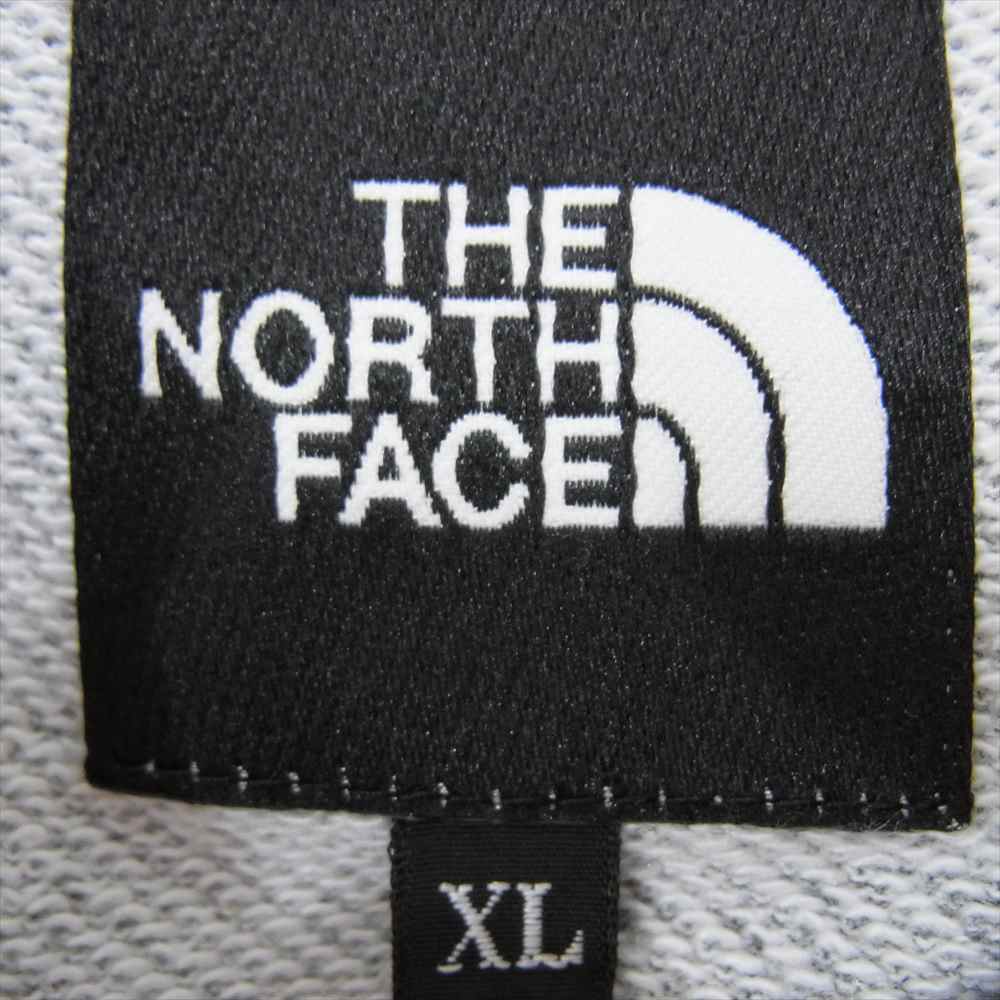 THE NORTH FACE ノースフェイス NT11831 SQUARE LOGO HOODIE スクエア ロゴ フーディ スウェット パーカー グレー系 XL【中古】