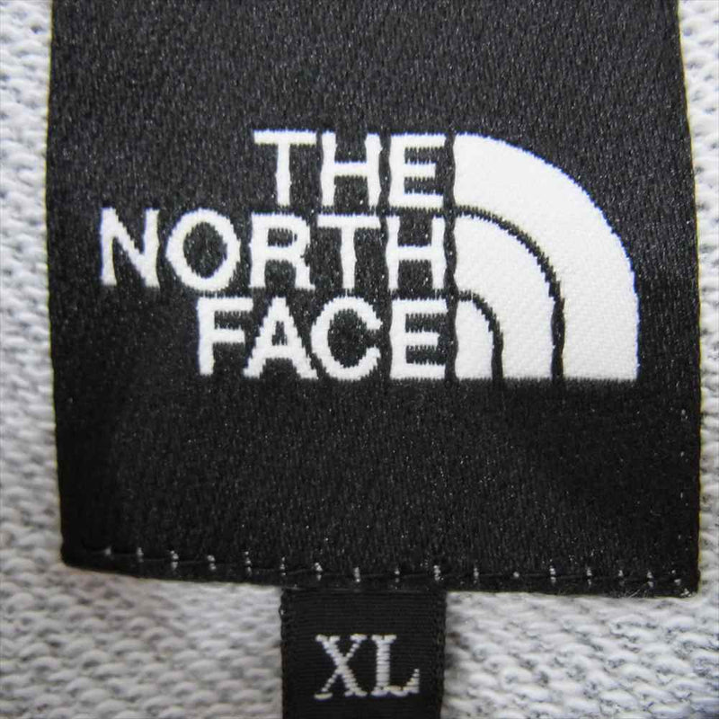 THE NORTH FACE ノースフェイス NT11831 SQUARE LOGO HOODIE スクエア ロゴ フーディ スウェット パーカー  グレー系 XL【中古】