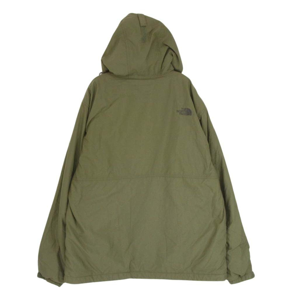 THE NORTH FACE ノースフェイス NP71633 COMPACT NOMAD JACKET コンパクト ノマド ジャケット 裏フリース ジップアップ ジャケット カーキ系 S【中古】