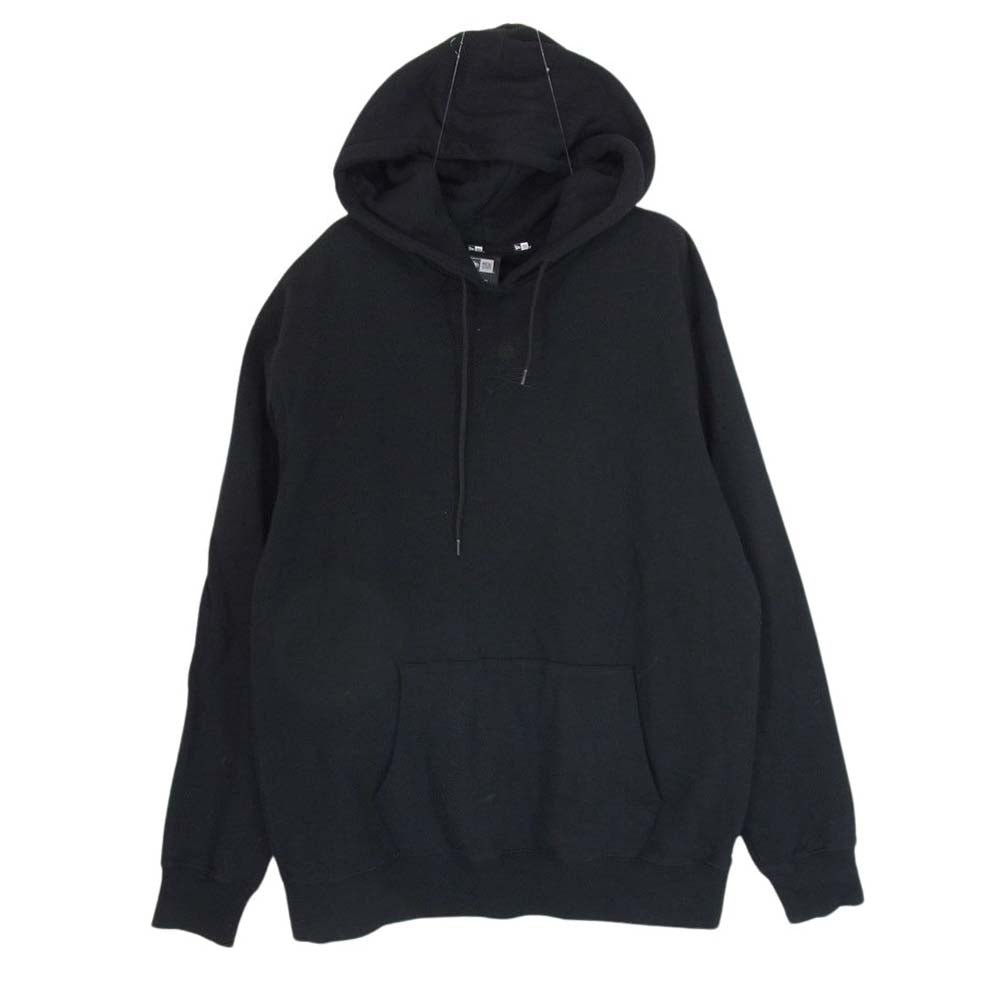 mastermind JAPAN マスターマインドジャパン × NEW ERA BLACK ニューエラ HOODIE スカル 刺繍 プルオーバー パーカー ブラック系 M【中古】