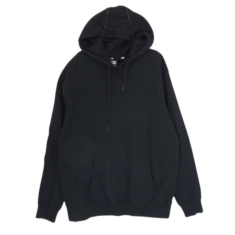 mastermind JAPAN マスターマインドジャパン × NEW ERA BLACK ニューエラ HOODIE スカル 刺繍 プルオーバー パーカー ブラック系 M【中古】