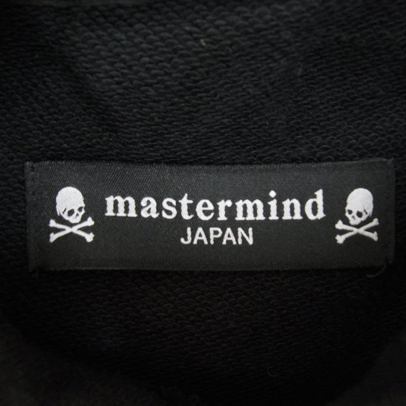 mastermind JAPAN マスターマインドジャパン × NEW ERA BLACK ニューエラ HOODIE スカル 刺繍 プルオーバー パーカー ブラック系 M【中古】