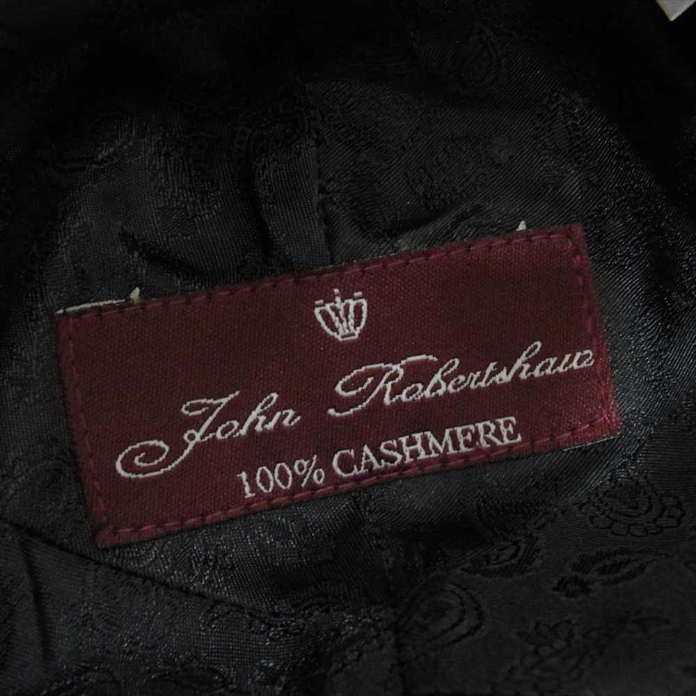 神戸堂 カシミヤ キャップ 帽子 ブラック系 L【中古】