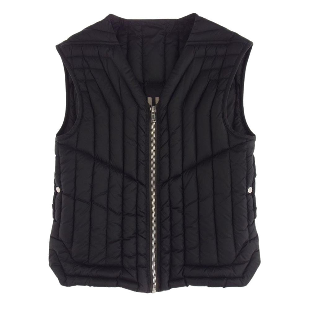 Rick Owens リックオウエンス 21AW RU02A5740-NZD1 Gethsemane Cargo Vest In Lightweight Nylon ダウンベスト ブラック系 46【中古】