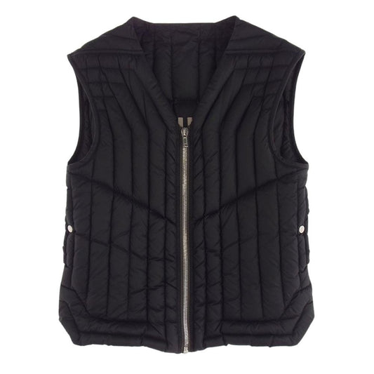 Rick Owens リックオウエンス 21AW RU02A5740-NZD1 Gethsemane Cargo Vest In Lightweight Nylon ダウンベスト ブラック系 46【中古】
