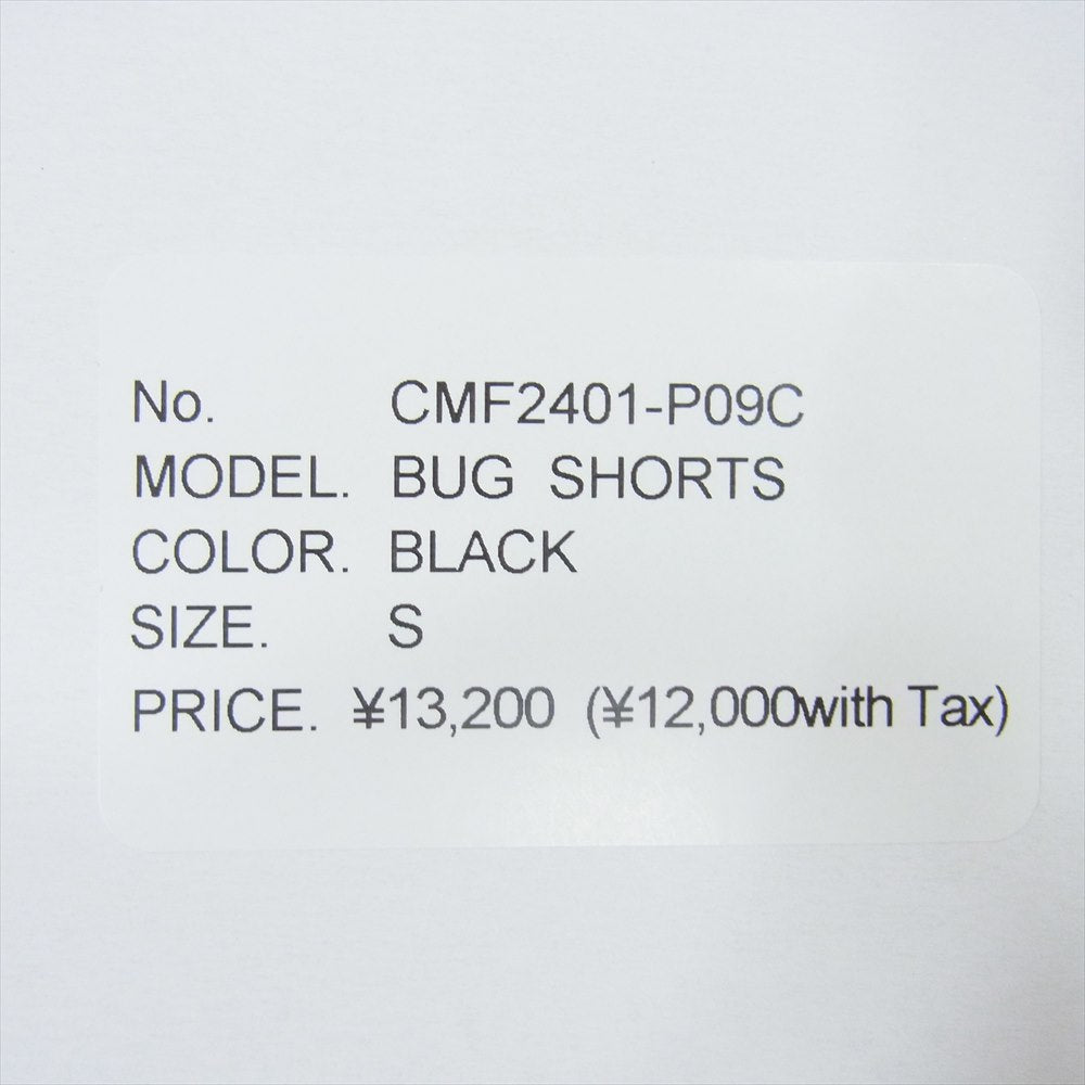 コムフィアウトドアガーメント CMF2401-P09C BUG SHORTS イージー ショート パンツ ブラック系 S【新古品】【未使用】【中古】