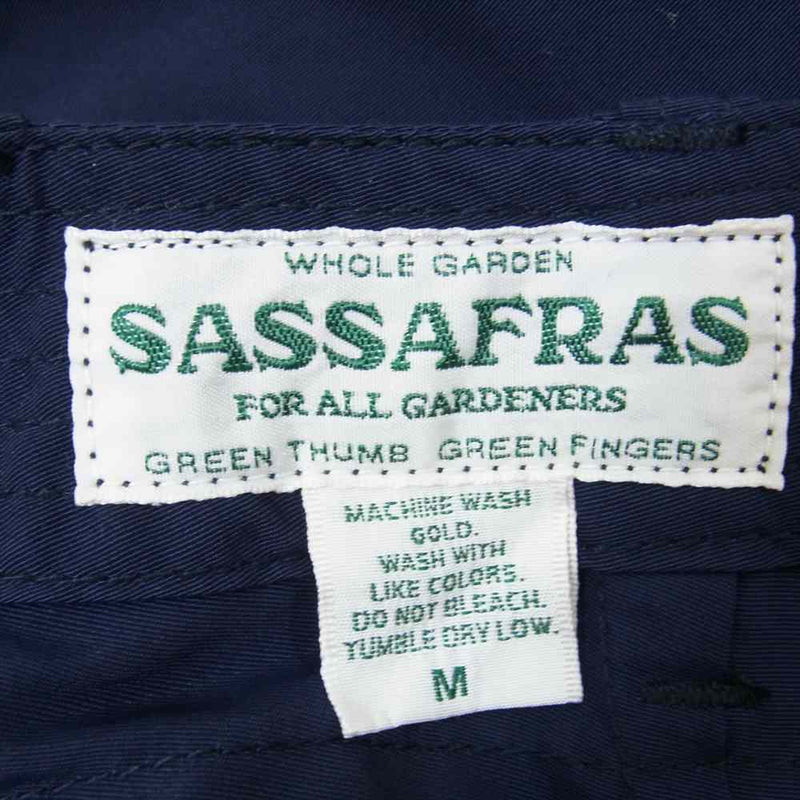 SASAFRAS ササフラス SF-232026 OVERGROWN HIKER PANTS オーバーグロウン ハイカー ショート パンツ ネイビー系 M【新古品】【未使用】【中古】