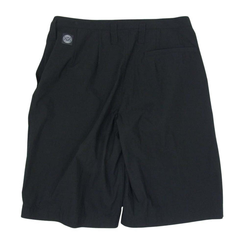 PORTER CLASSIC ポータークラシック PC-035-2140-0010-0015 POPLIN BEPOP SHORTS ポプリン ショーツ ショート ハーフ パンツ ブラック系 XL【新古品】【未使用】【中古】