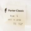 PORTER CLASSIC ポータークラシック PC-016-2772-0090-0014 ROLL UP LINEN COTTON SHIRT ロールアップ リネン コットン 長袖 シャツ ホワイト系 L【新古品】【未使用】【中古】