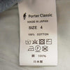 PORTER CLASSIC ポータークラシック PC-005-2619-040-0004 CANNERY ROW DENIM PAINTER PANTS キャナリー 刺繍 ダメージ加工 ペインター デニム パンツ インディゴブルー系 4【新古品】【未使用】【中古】