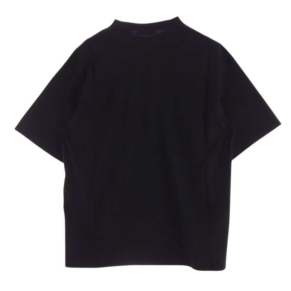 BALENCIAGA バレンシアガ 19SS 556148 TDV51 BB ロゴ プリント 半袖 クルーネック Tシャツ ブラック系 M【極上美品】【中古】