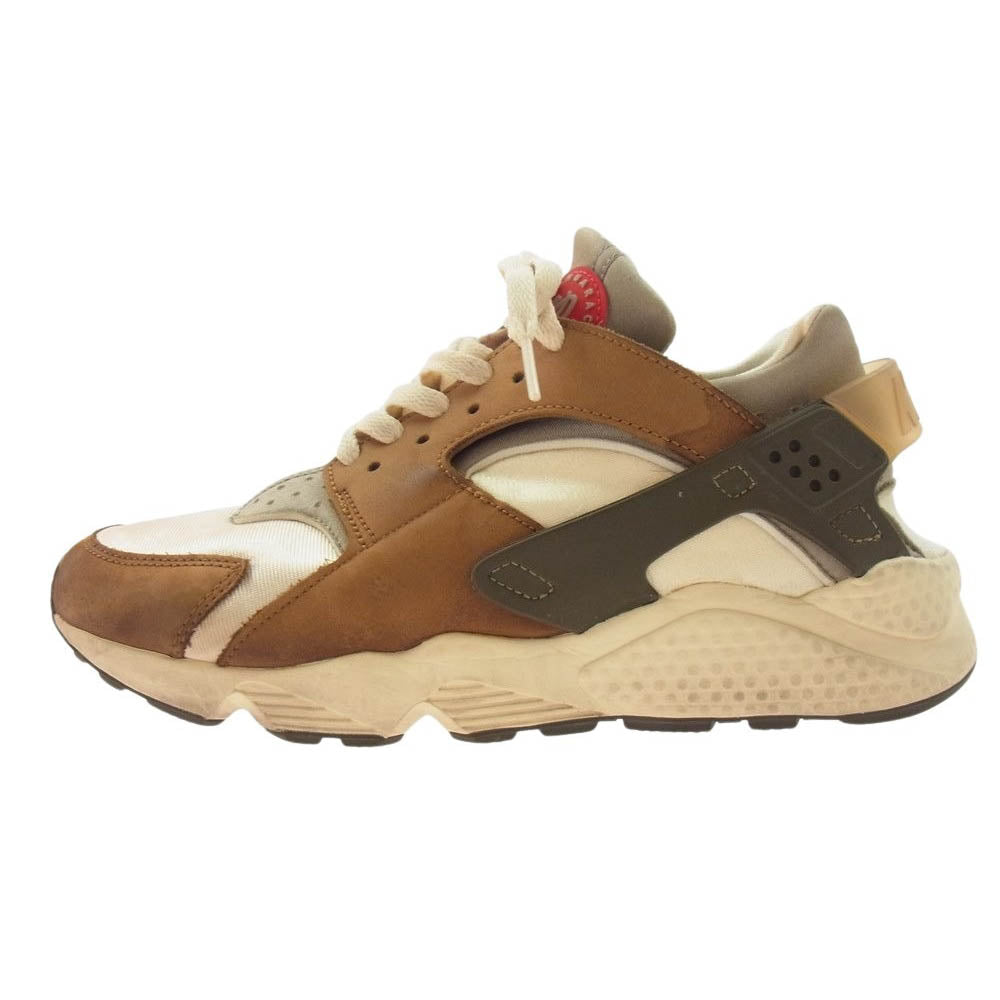 NIKE ナイキ DD1381-200 × STUSSY ステューシー AIR HUARACHE LE エア ハラチ スニーカー ブラウン系 27cm【中古】