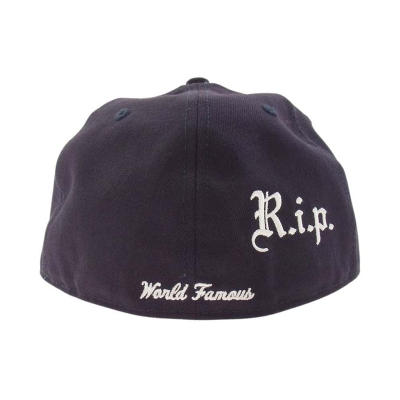 Supreme シュプリーム × New ERA ニューエラ 16SS R.I.P. リップ Navy ネイビー ベースボール キャップ ネイビー系【中古】