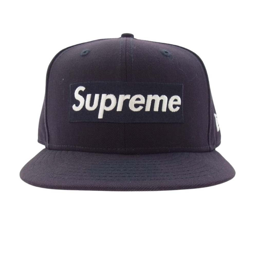 Supreme シュプリーム × New ERA ニューエラ 16SS R.I.P. リップ Navy ネイビー ベースボール キャップ ネイビー系【中古】