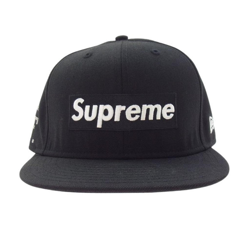 Supreme シュプリーム × New Era ニューエラ 10SS DGAF Box Logo ボックスロゴ キャップ ブラック系【中古】