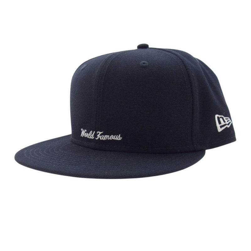 Supreme シュプリーム × New Era ニューエラ 22SS Reverse Box Logo Cap リバース ボックスロゴ キャップ ネイビー系【中古】