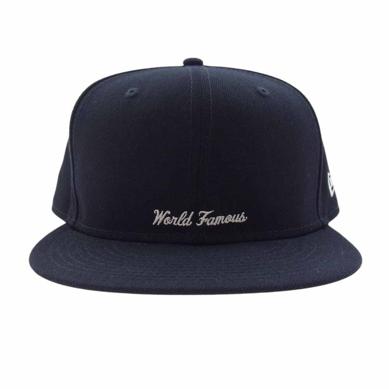 Supreme シュプリーム × New Era ニューエラ 22SS Reverse Box Logo Cap リバース ボックスロゴ キャップ ネイビー系【中古】