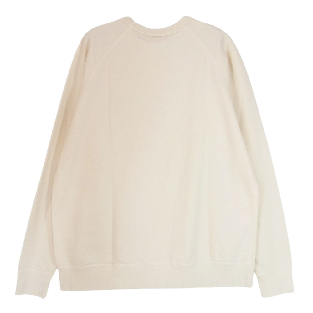 STANDARD CALIFORNIA スタンダードカリフォルニア SD Pima Cotton Crew Sweat ピマ コットン クルー ネック スウェット ベージュ系 M【極上美品】【中古】