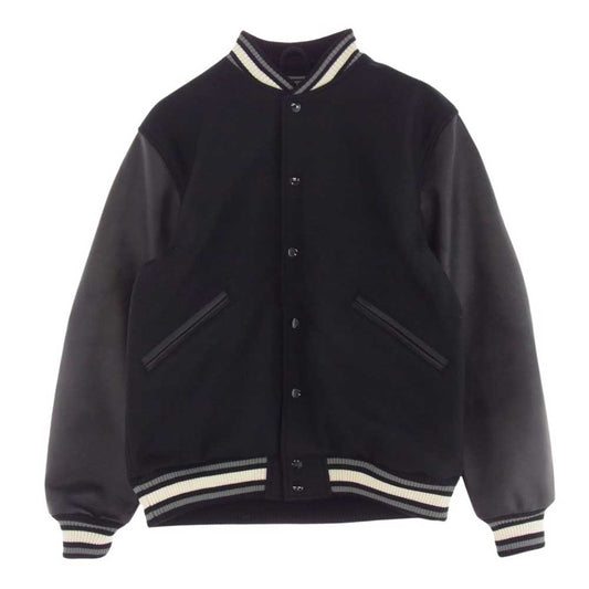 STANDARD CALIFORNIA スタンダードカリフォルニア SD VARSITY JACKET BLANK バーシティ ジャケット スタジャン ブラック系 L【新古品】【未使用】【中古】
