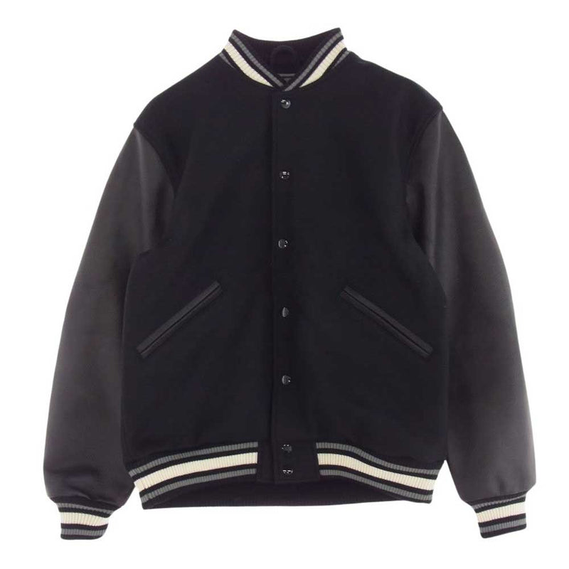 STANDARD CALIFORNIA スタンダードカリフォルニア SD VARSITY JACKET BLANK バーシティ ジャケット スタジャン ブラック系 L【新古品】【未使用】【中古】