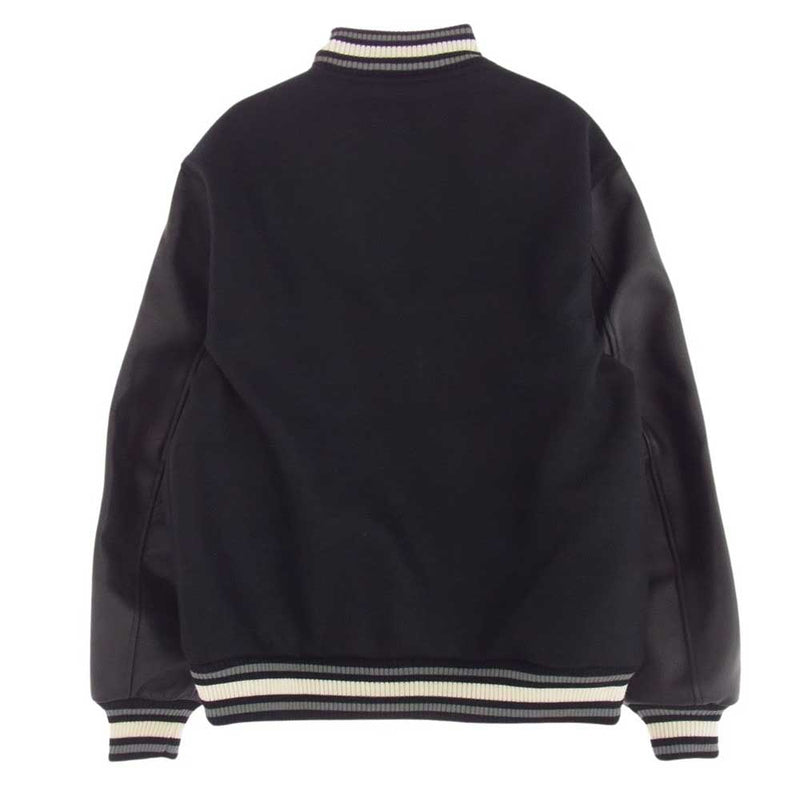 STANDARD CALIFORNIA スタンダードカリフォルニア SD VARSITY JACKET BLANK バーシティ ジャケット スタジャン ブラック系 L【新古品】【未使用】【中古】