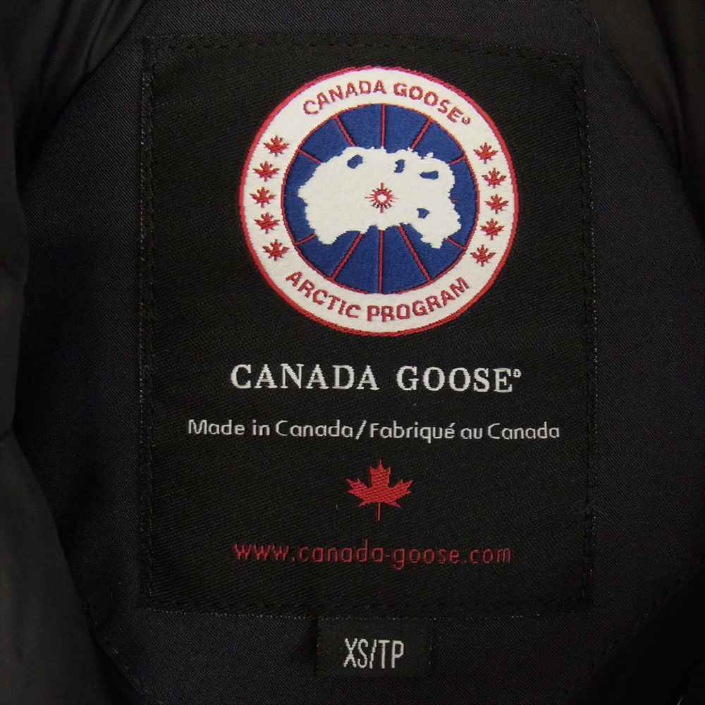 CANADA GOOSE カナダグース 2300JM R 国内正規 グリフィンタグ BROOKFIELD ブルック フィールド ダウン ジャケット ネイビー系 XS【中古】