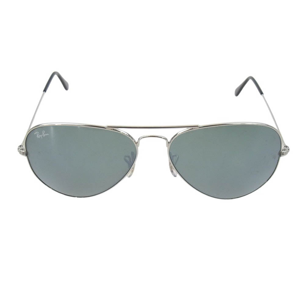 Ray-Ban レイバン RB3052 Aviator アビエーター サングラス アイウェア フレーム：シルバー 58□14【中古】