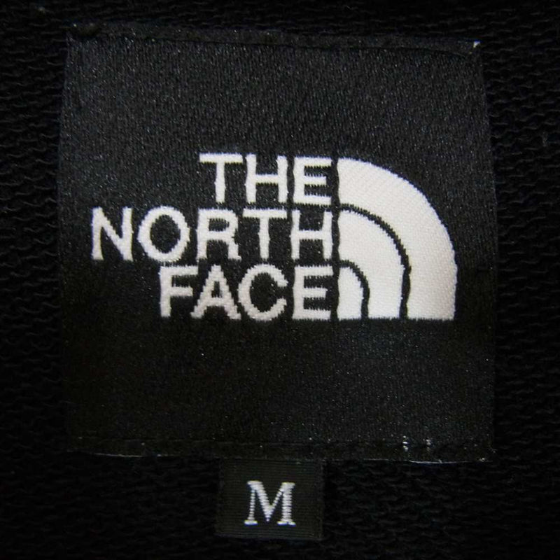 THE NORTH FACE ノースフェイス NT12037 Square Logo Zip Hoodie スクエア ロゴ フル ジップ フーディ パーカー ブラック系 M【中古】